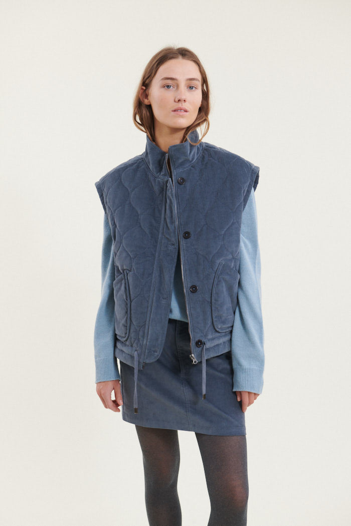 Basic Apparel Jeny Vest Veste 736 Stormy Weather
